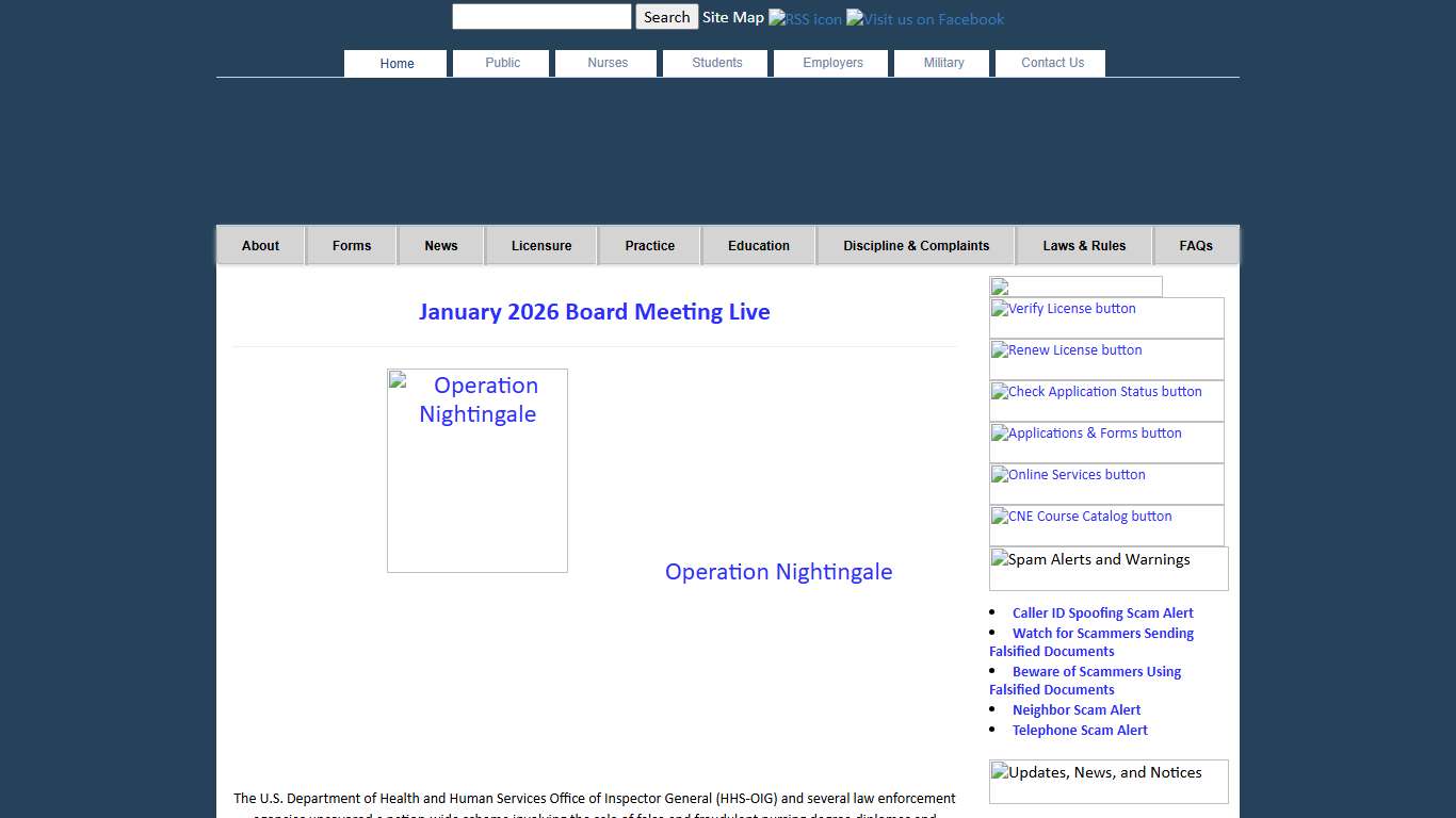 Welcome to the Texas Board of Nursing Website