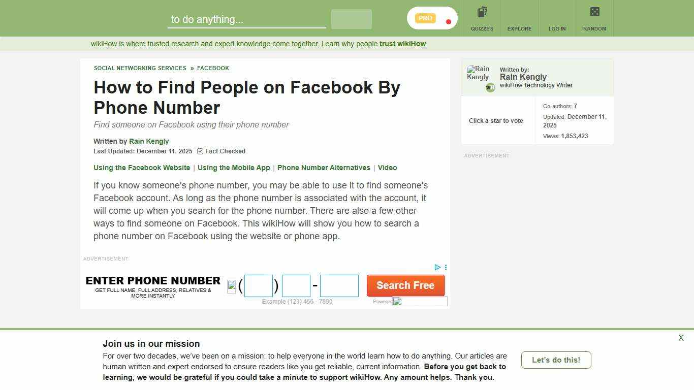 How to Search a Phone Number on Facebook: Desktop & Mobile